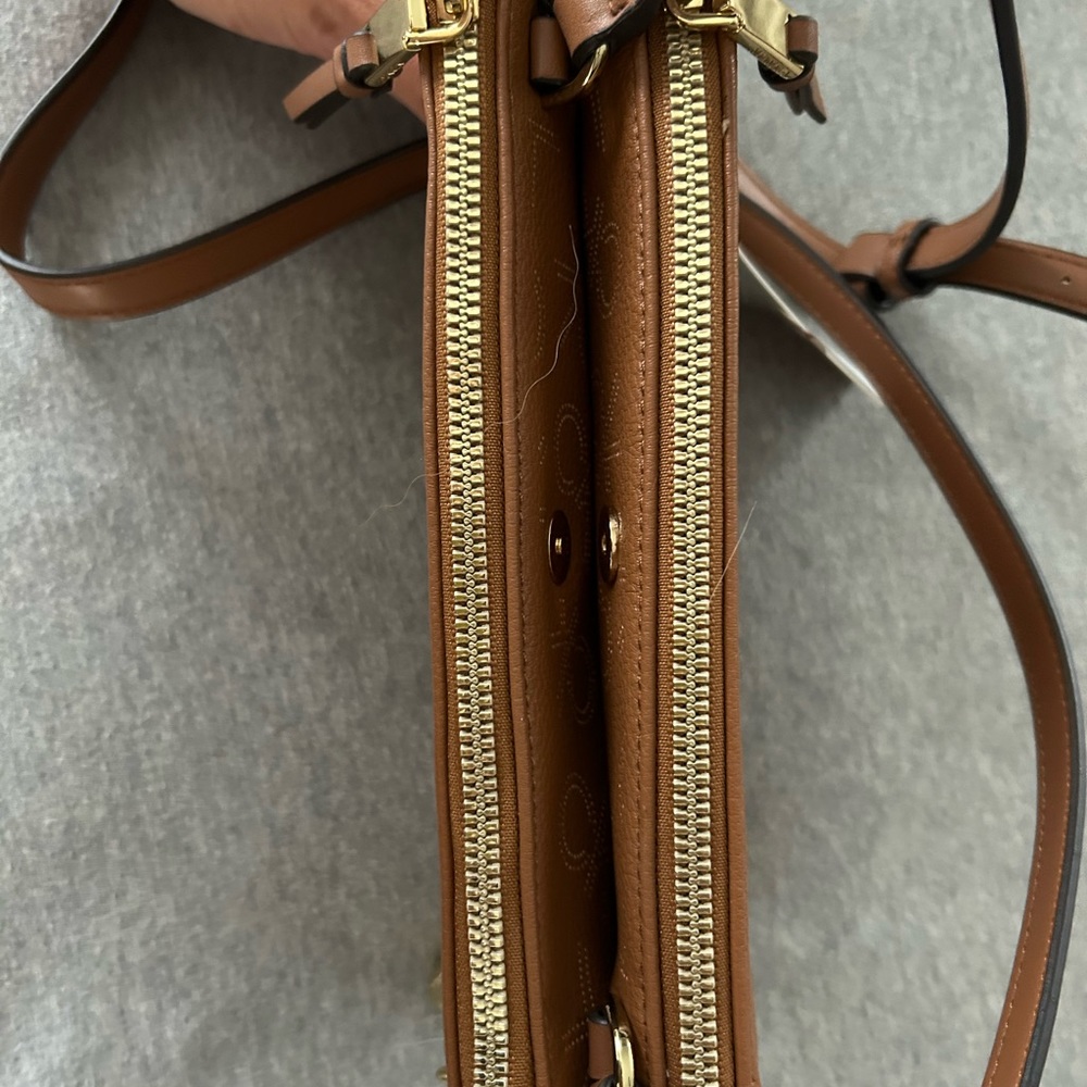 Calvin Klein Denver Crossbody Caramel NWT